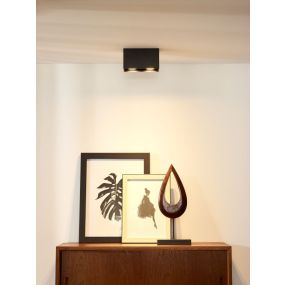 Lucide Bodi II - Aufbaustrahler - 16,5 x 8,25 x 9,5 cm - schwarz
