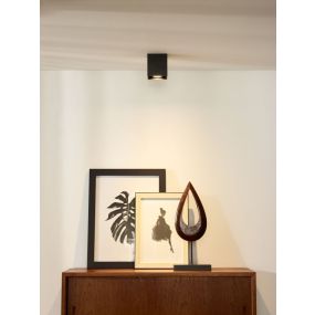Lucide Bodi Square - Aufbaustrahler - 8,2 x 8,2 x 9,5 cm - schwarz