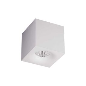 Artdelight Brick - Deckenleuchte - 10 x 10 x 10 cm - 11W dimmbare LED inkl. - weiß