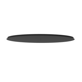 Artdelight Plate - ovale Deckenplatte erweiterbar auf bis zu 10 Lampen - 120 x 40 x 3 cm - schwarz