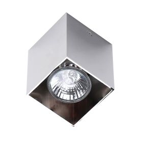 Maxlight Pet Square - Deckenleuchte - 7 x 7 x 9 cm - Chrom