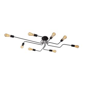 Lucide Lester - Deckenleuchte - 150 x 80 x 20 cm - schwarz