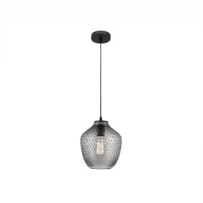 Nova Luce Vetro - Hängeleuchte - Ø 23 x 130 cm - Rauchglas