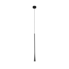 Nova Luce Goccio - Hängeleuchte - Ø 3 x 160 cm - 7W LED inkl. - schwarz