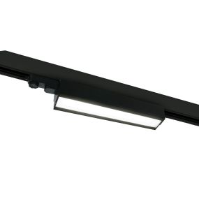 ONE Light Adjustable LED Linear Track Light - 3-Phasen-Schienensystem - 50 x 6 x 10 cm - 40W LED inkl - schwarz - weiße Lichtfarbe