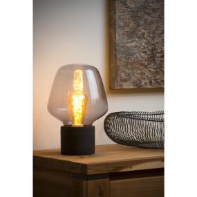 Lucide Becky - Tischleuchte - Ø 20 x 29,5 cm - fumé