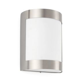 Faro Cela - Wandleuchte - 16 x 8,5 x 22 cm - IP54 - Edelstahl satiniert