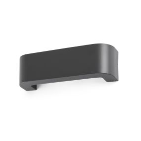 Faro Bracket - Wandleuchte - 30 x 8 x 9 cm - 6W LED inkl - IP44 - dunkelgrau