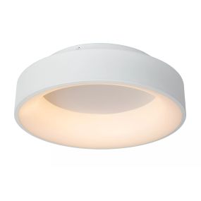 Lucide Mirage - Deckenleuchte - Ø 38 x 11,5 cm - 22W dimmbare LED inkl - weiß