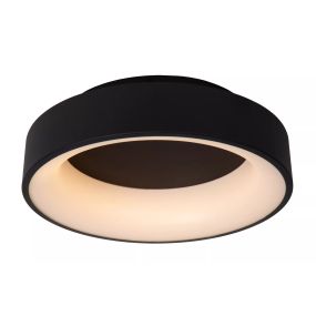 Lucide Mirage - Deckenleuchte - Ø 38 x 11,5 cm - 22W dimmbare LED inkl - schwarz