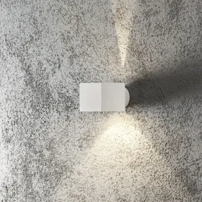 Konstsmide Modena - außenwandleuchte - 10 x 13,5 x 9 cm - IP44 - weiß