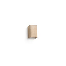 Faro Otton - Wandleuchte - 10,5 x 12,5 x 20,5 cm - Jute