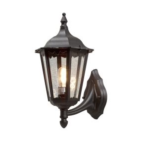 Konstsmide Firenze Up - außenwandleuchte - 23,5 x 30 x 45 cm - IP43 - schwarz