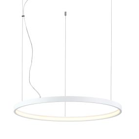 VK Lighting Circulus - Pendelleuchte - Ø 65,9 x 200 cm - 30W dimmbare LED inkl - weiß