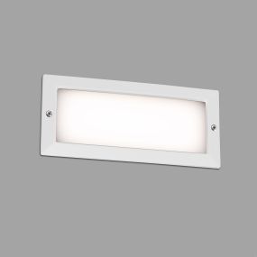 Faro Stripe - Wandeinbauleuchte - 23,3 x 7,7 x 10 cm - 5W LED inkl. - IP54 - matt weiß