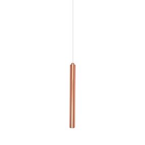 VK Lighting Rados - Pendelleuchte - Ø 2,5 x 205 cm - 7W LED inkl - Roségold