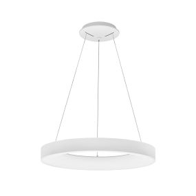 Nova Luce Rando Smart - Pendelleuchte - Ø 60 x 120 cm - 50W dimmbare LED inkl. - Tuya - sandweiß