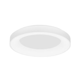 Nova Luce Rando Smart - Deckenleuchte - Ø 60 x 9 cm - 50W dimmbare LED inkl. - Tuya - sandweiß