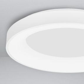 Nova Luce Rando Smart - Deckenleuchte - Ø 60 x 9 cm - 50W dimmbare LED inkl. - Tuya - sandweiß