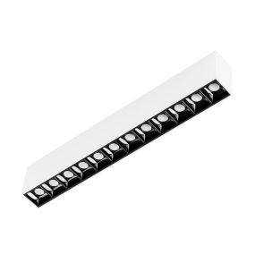 Faro Neso Point-12 - Leuchte für Magnetschiene - 32 x 3,4 x 5,6 cm - 16W DALI dimmbare LED warmweiß (3000K) inkl. - 34° Abstrahlwinkel - weiß