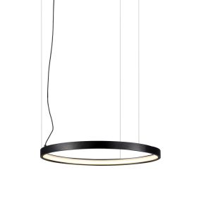 VK Lighting Circulus - Pendelleuchte - Ø 52,7 x 200 cm - 24W dimmbare LED inkl - schwarz