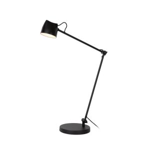 Lucide Milne - Leselampe mit Touch-Dimmer - 38 x 16 x 42 cm - 8W dimmbare LED inkl. - schwarz