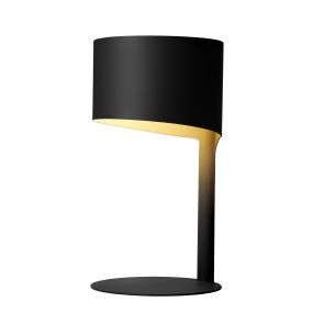 Lucide Knulle - Tischleuchte - 28cm - schwarz