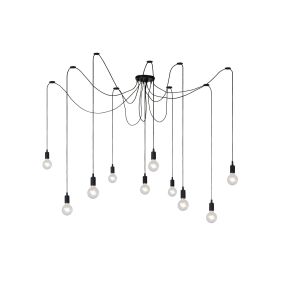 Lucide Fix 10 - Hängeleuchte - 400 x 400 x 200 cm - schwarz
