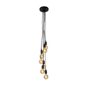 Lucide Fix Multiple - Hängeleuchte - Ø 50 x 130 cm - schwarz