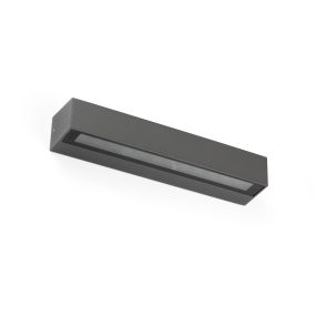 Faro Doro - Wandleuchte - 38 x 7,5 x 5,8 cm - 20W LED inkl. - IP65 - dunkelgrau