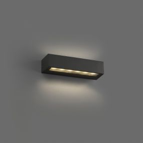 Faro Doro - Wandleuchte - 22 x 7 x 4,8 cm - 13W LED inkl. - IP65 - dunkelgrau