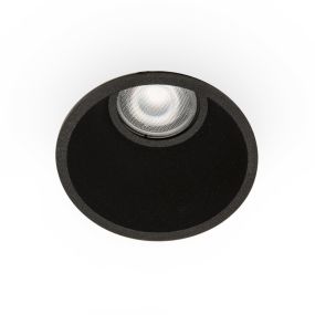 Faro Fresh - Einbaustrahler - Ø 90 mm, Ø 83 mm Einbaugröße - IP44 - mattschwarz