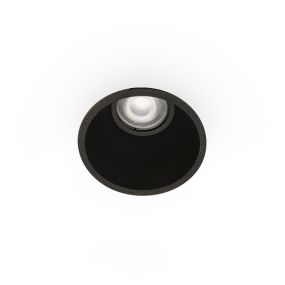 Faro Fresh - Einbaustrahler - Ø 90 mm, Ø 83 mm Einbaugröße - IP44 - mattschwarz
