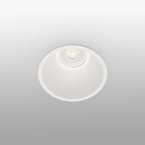 Faro Fresh - Einbaustrahler - Ø 90 mm, Ø 83 mm Einbaugröße - IP44 - mattweiß