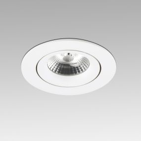 Faro Nais Orientable - Einbauspot - Ø 70 mm, Ø 76 mm Einbaugröße - inkl. 7W LED - mattweiß