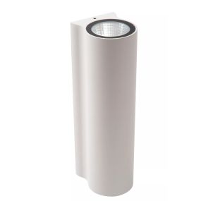 Lucide Akra - Außenwandleuchte - 5,5 x 6,5 x 20 cm - 2 x 6W LED inkl. - IP54 - weiß