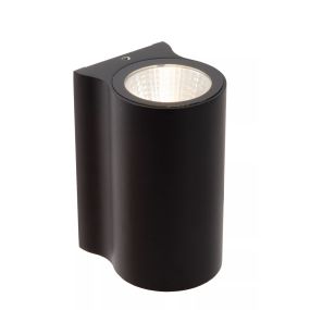 Lucide Akra - Außenwandleuchte - 5,5 x 6,5 x 10 cm - 8W LED inkl. - IP54 - schwarz