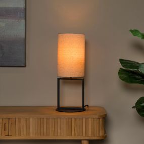 Lucide Herman - Tischleuchte - Ø 20 x 50 cm - beige