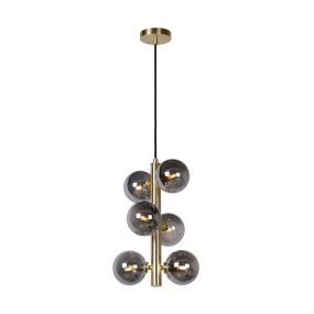 Lucide Tycho - Pendelleuchte - Ø 25 x 150 cm - matt gold