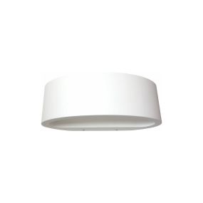 Artdelight Sharp - Außenwandleuchte - 19 x 10 x 7 cm - 7.2W dimmbare LED inkl - IP65 - weiß