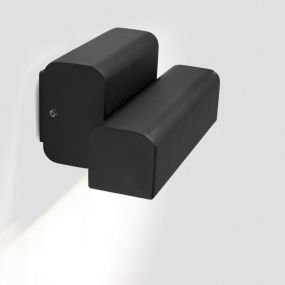 Faro Balic - Wandleuchte - 15 x 6,5 x 8,5 cm - 8W LED inkl. 2700/3000/4000K - IP65 - schwarz