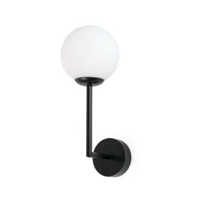 Faro Gala - Wandleuchte - 11,5 x 15 x 32 cm - IP44 - schwarz und opal