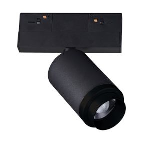 VK Lighting Kona - Magnetisches Schienensystem - Schienenspot mit Zoom - 13,9 x 6,1 x 15,3 cm - 10W LED inkl - 1-10V dimmbar - schwarz