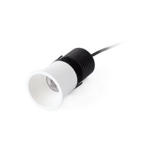 Faro Fox - Einbaustrahler - Ø 50 mm, Ø 40 mm Einbaugröße - 7W dimmbare LED inkl. - matt weiß