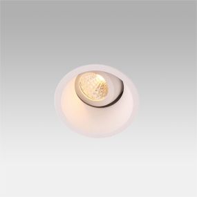 Faro Fox Orientable - Einbaustrahler - Ø 50 mm, Ø 45 mm Einbaugröße - 3-5W dimmbare LED inkl. - mattweiß