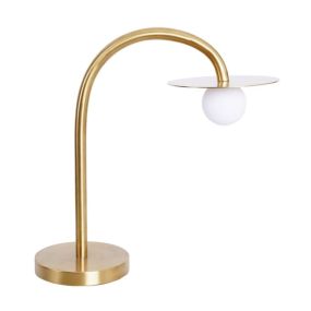 Maxlight Enigma - Tischleuchte - 39 x 45 cm - 2W LED inkl - gebürstetes Gold
