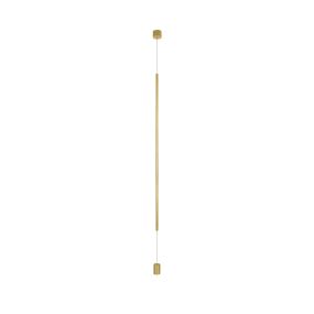 Nova Luce Elettra - Hänge-/Stehleuchte - Ø 7 x 300 cm - 20W LED inkl. - Messing gold