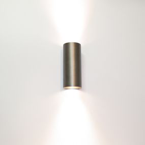 Artdelight Roulo2 - Wandleuchte - Ø 6,5 x 15,4 cm - hellbronze