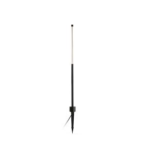 Faro Bambou - Gartenpfosten auf Erdspieß - Ø7 x 126,8 cm - 8W LED inkl. - IP65 - mattschwarz