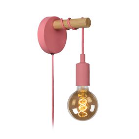Lucide Pola - Wandleuchte - 12 x 12 x 16 cm - rosa
